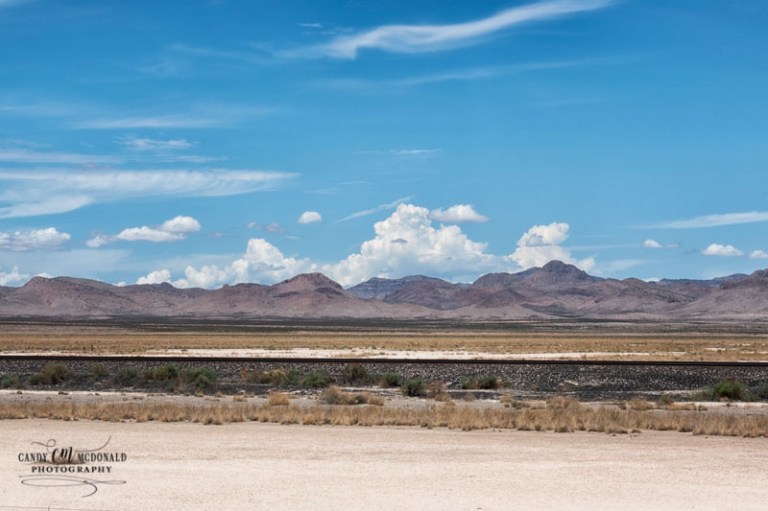 Long range view of NM landscape as seen from westbound I-10
