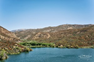 Lake along side I-5 through Tejon Pass